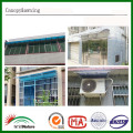 Factory three sheets Black color Window canopy/awning for roof/pc sheet/pc solid sheet awning/canopy